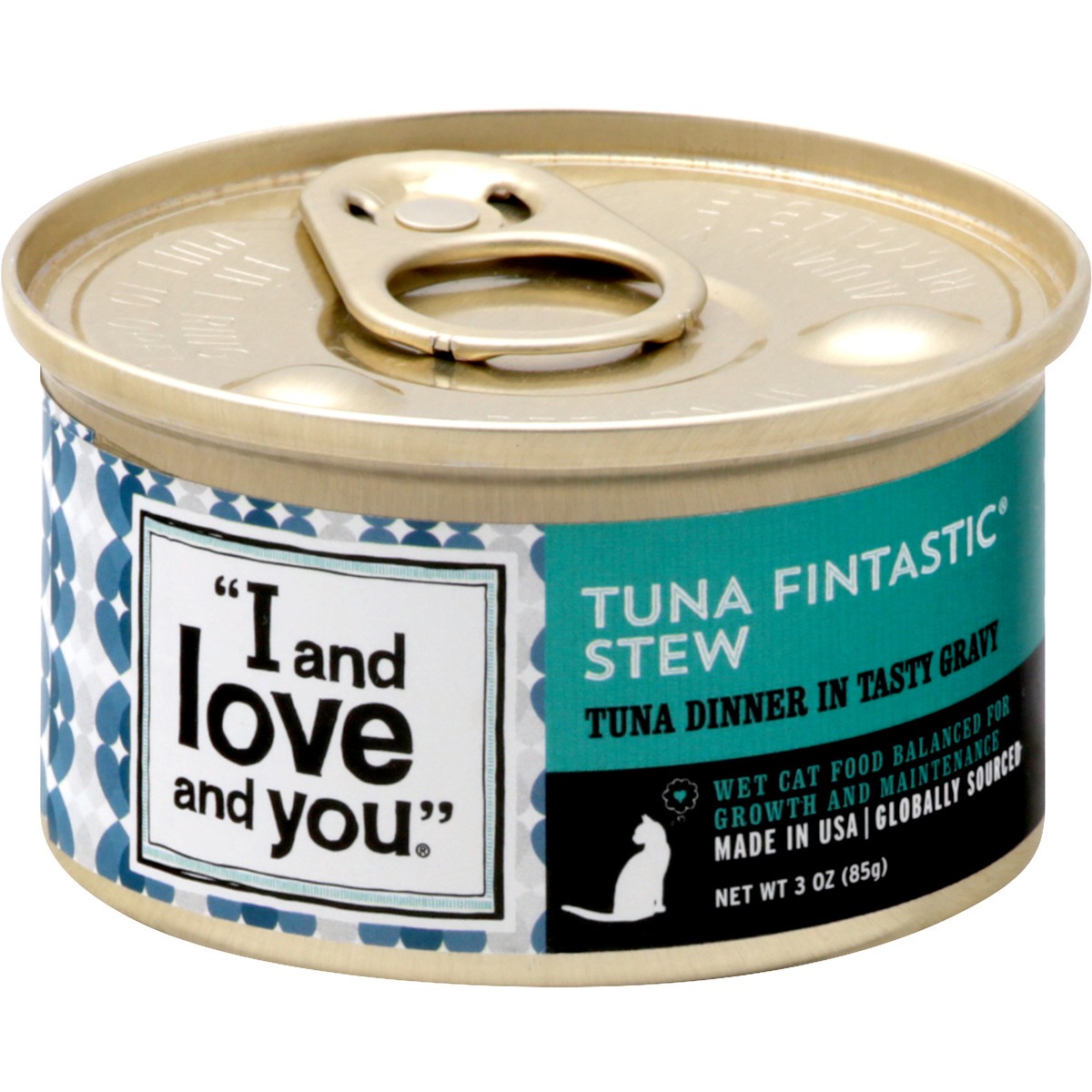 slide 1 of 1, I and Love and You Tuna Fintastic Stew Wet Cat Food, 3 oz