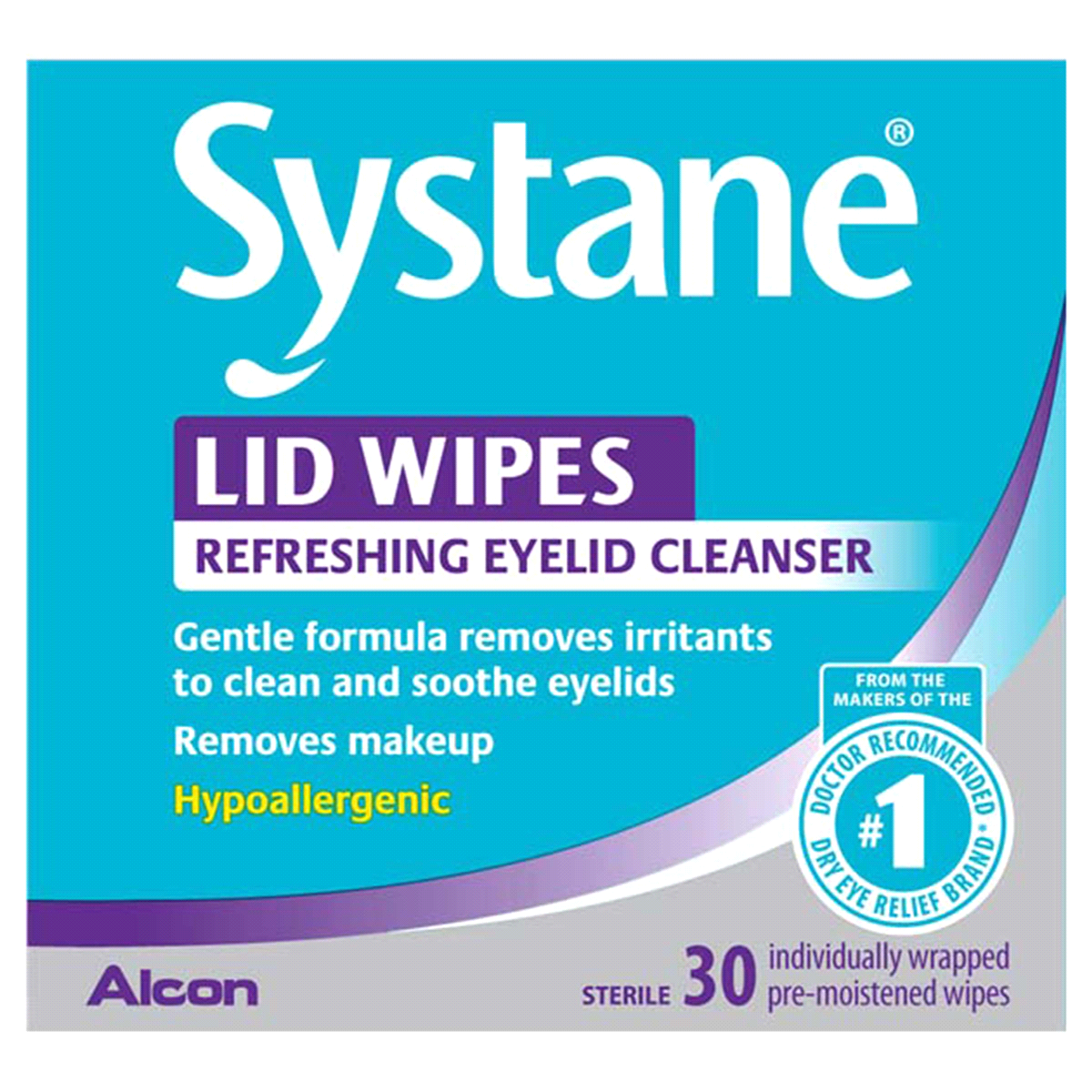 slide 1 of 9, Systane Sterile Pre-Moistened Lid Wipes 30 ea, 30 ct