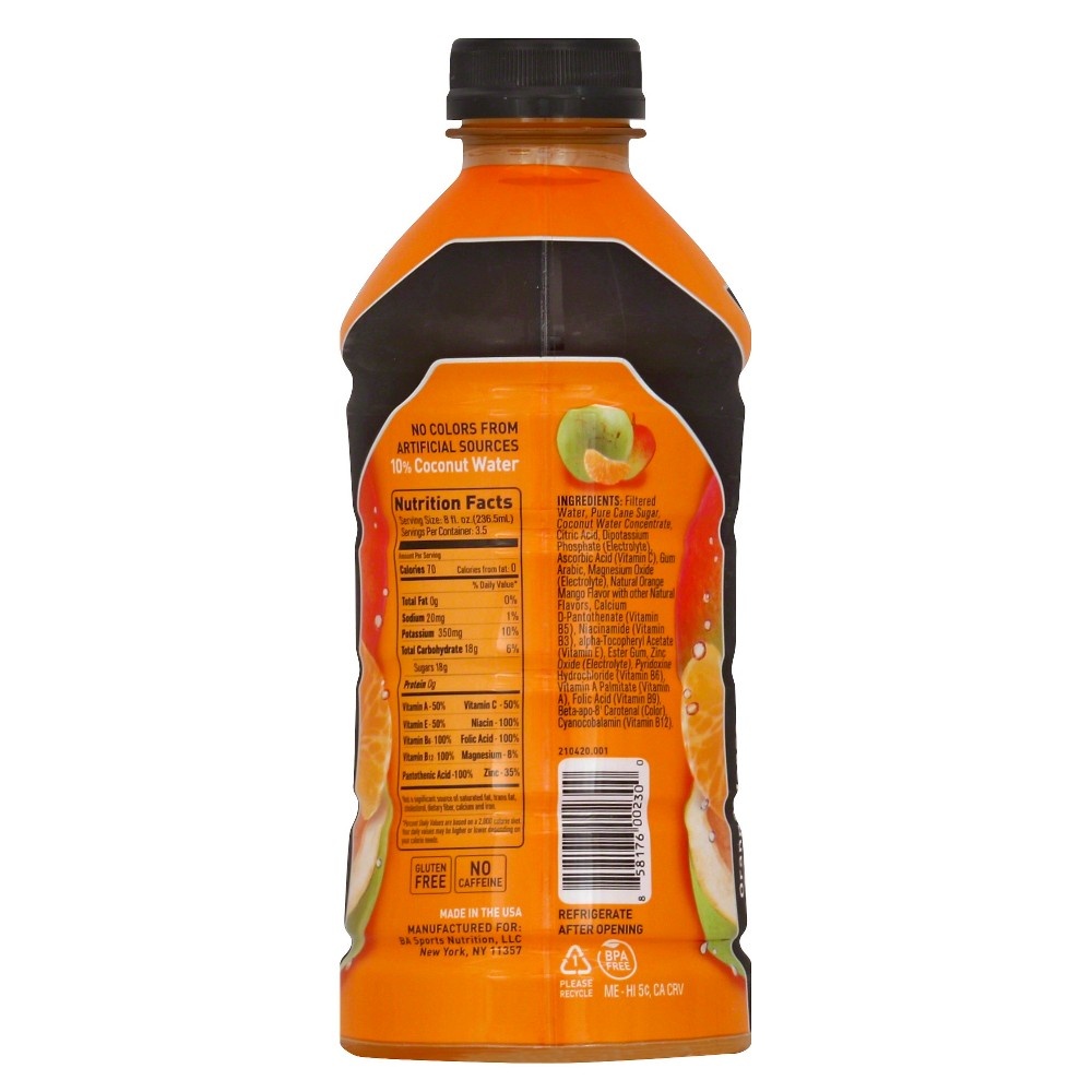 slide 4 of 5, BODYARMOR Orange Mango Super Drink - 28 fl oz, 28 fl oz