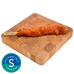 Lunds & Byerlys Butchers Kitchen Mediterranean Marinated Salmon Skewer Kabob