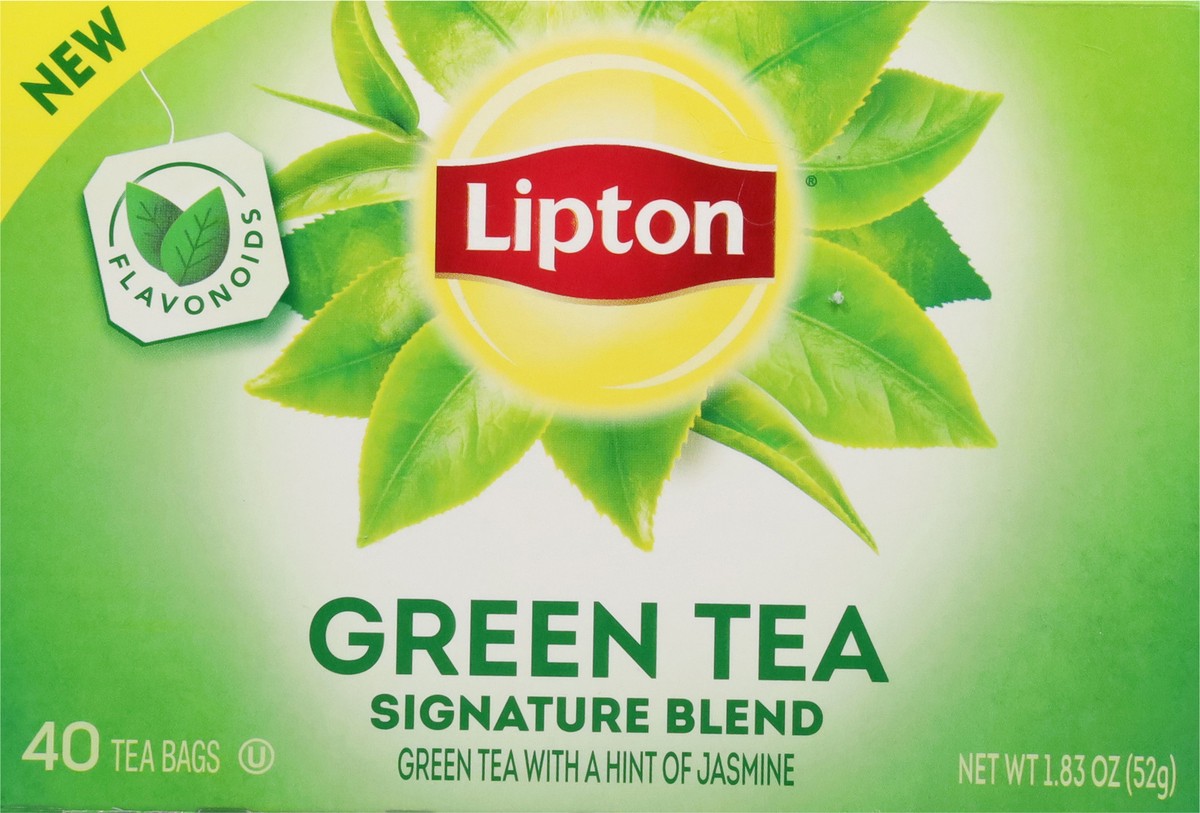 slide 3 of 13, Lipton Signature Blend Green Tea - 40 ct, 40 ct