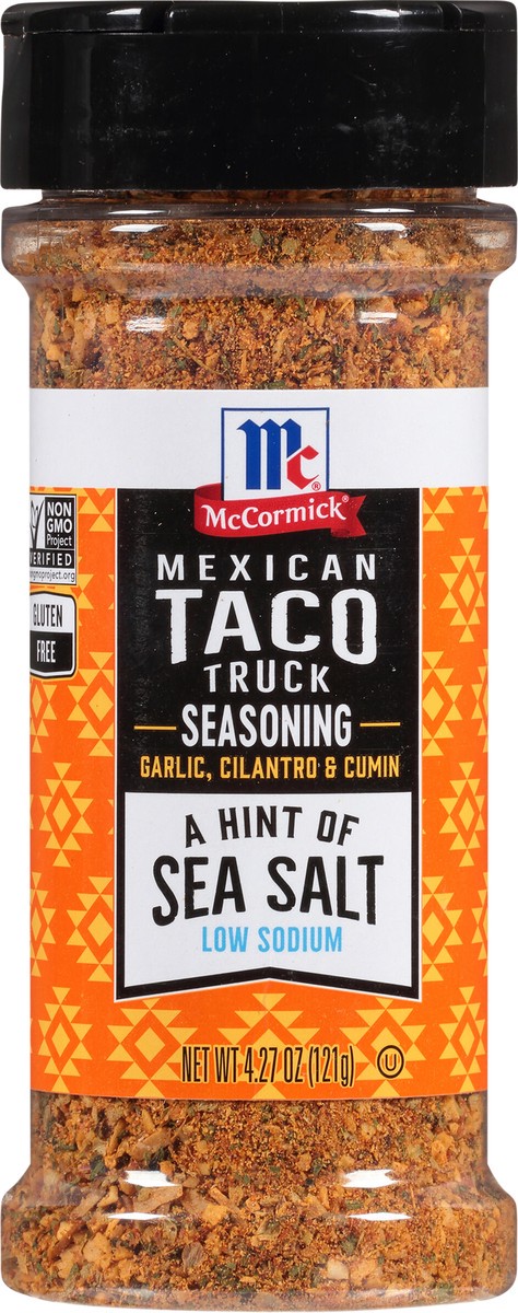 slide 5 of 7, McCormick A Hint of Sea Salt Mexican Taco Truck Seasoning, 4.27 oz, 4.27 oz