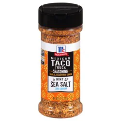 McCormick A Hint of Sea Salt Mexican Taco Truck Seasoning, 4.27 oz