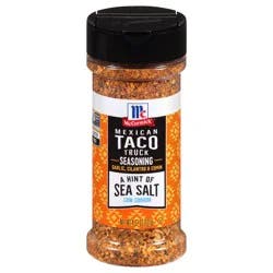McCormick A Hint of Sea Salt Mexican Taco Truck Seasoning, 4.27 oz