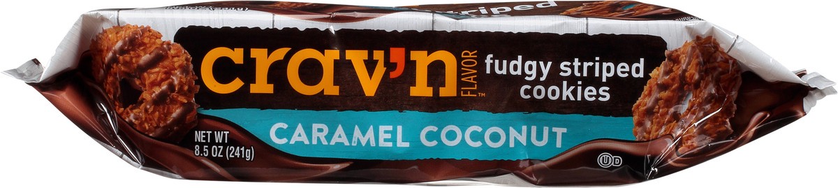 slide 11 of 18, Crav'n Flavor Caramel Coconut Fudgy Striped Cookies 8.5 oz, 8.5 oz