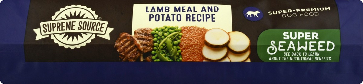 slide 4 of 12, Supreme Source Super-Premium Lamb Meal and Potato Recipe Dog Food 22 lb, 22 lb