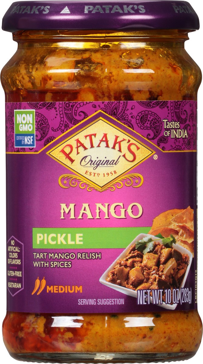 slide 12 of 12, Patak's Mango Pickle Relish, 10 oz