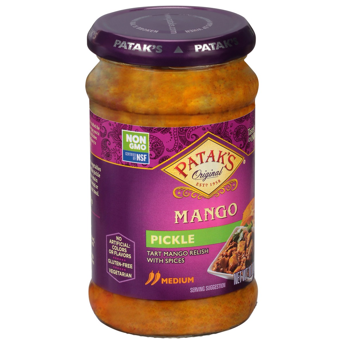 slide 8 of 12, Patak's Mango Pickle Relish, 10 oz