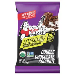 Dave's Killer Bread Organic Amped-Up Double Chocolate Coconut Protein Bars, 1.9 oz