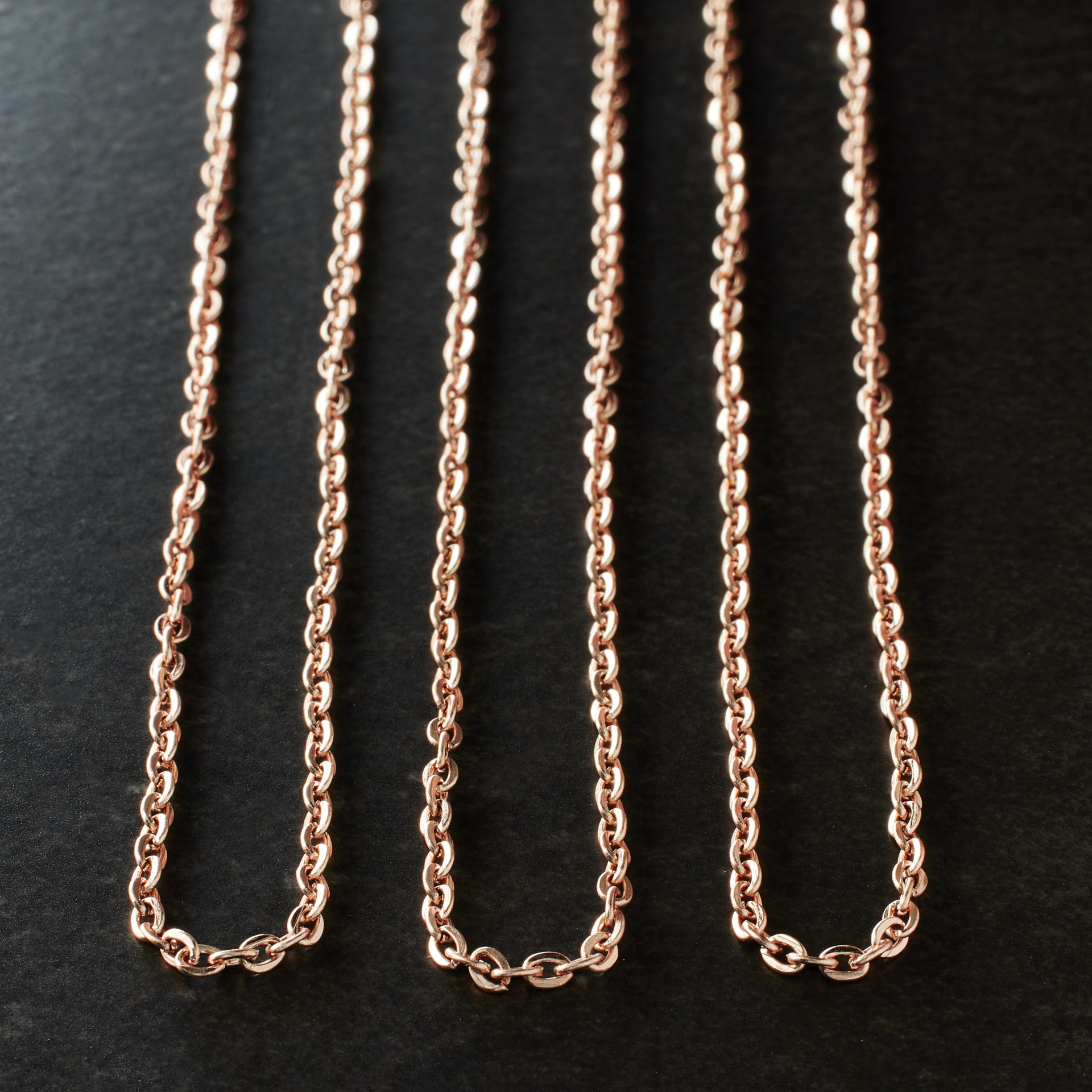 slide 2 of 3, Rose Gold Chain Necklaces By Bead Landing, 18 in