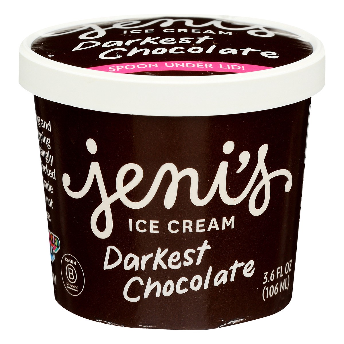 slide 1 of 8, Jeni's Darkest Chocolate Ice Cream 3.6 oz, 3.6 oz