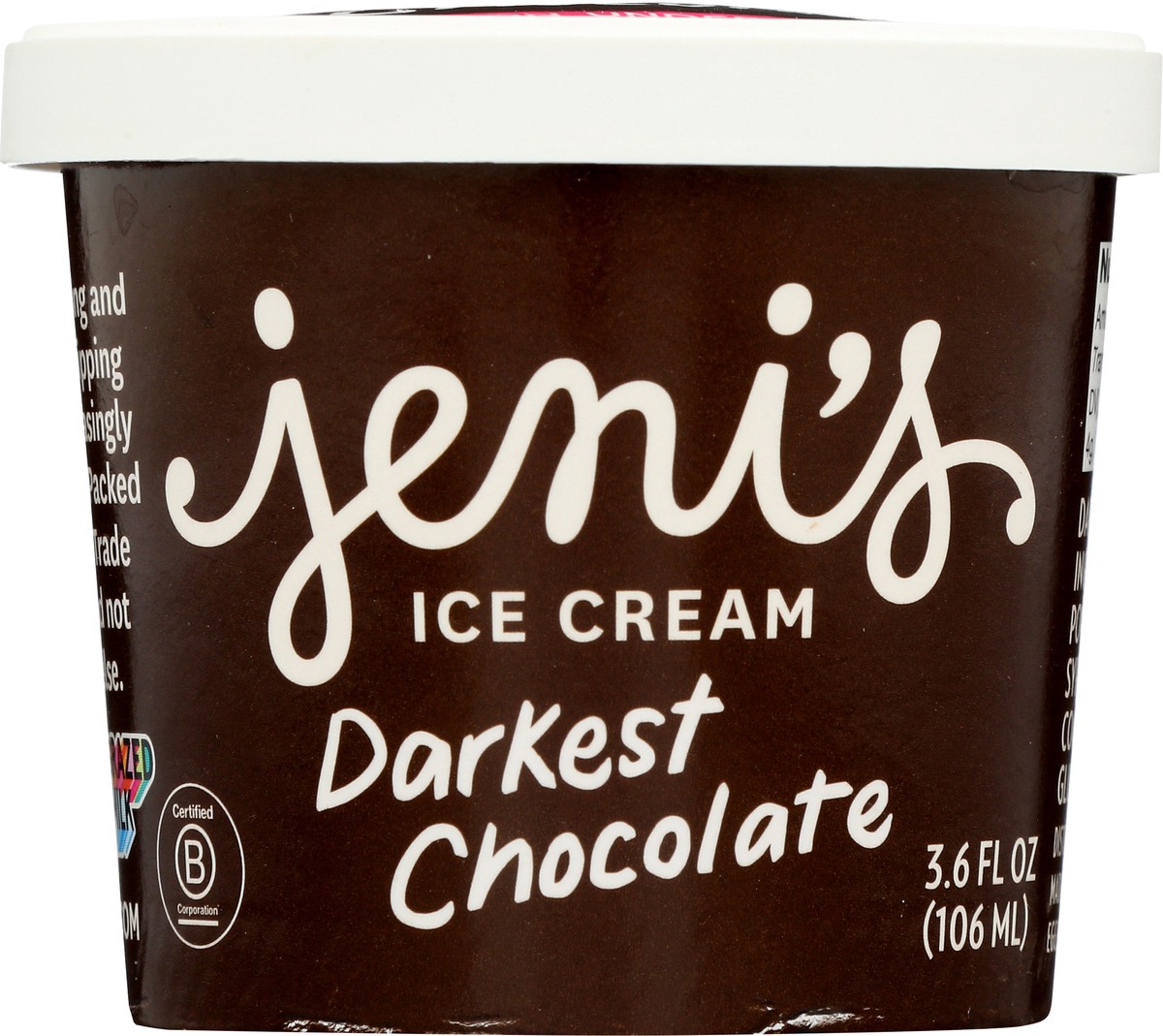 slide 1 of 8, Jeni's Darkest Chocolate Ice Cream 3.6 oz, 3.6 oz