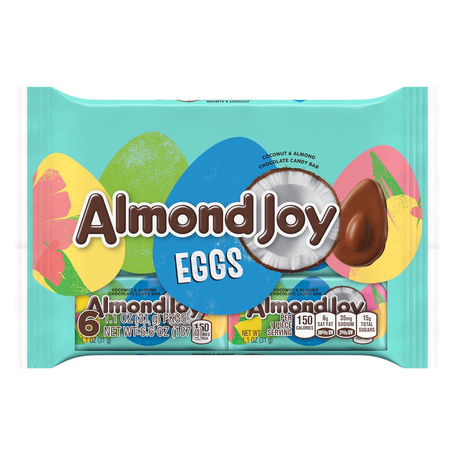 slide 1 of 3, Almond Joy Hershey Easter Almond Joy Egg, 6.6 oz