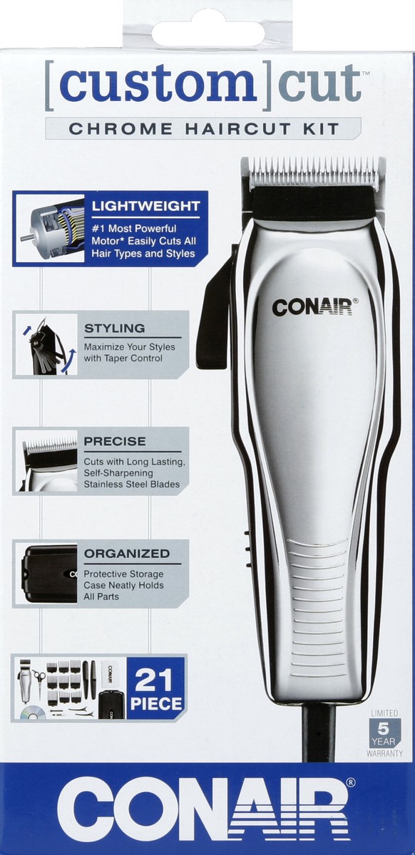 slide 2 of 5, Conair Custom Chrome Haircut Kit, 1 kit