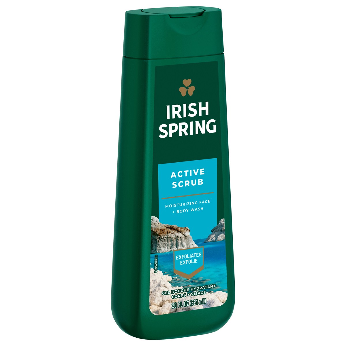 slide 2 of 8, Irish Spring Active Scrub Body Wash for Men, 20 Oz, 20 fl oz