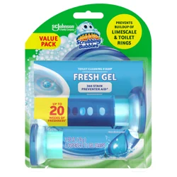 Scrubbing Bubbles Value Pack Fresh Gel Toilet Cleaning Stamp 2.68 oz
