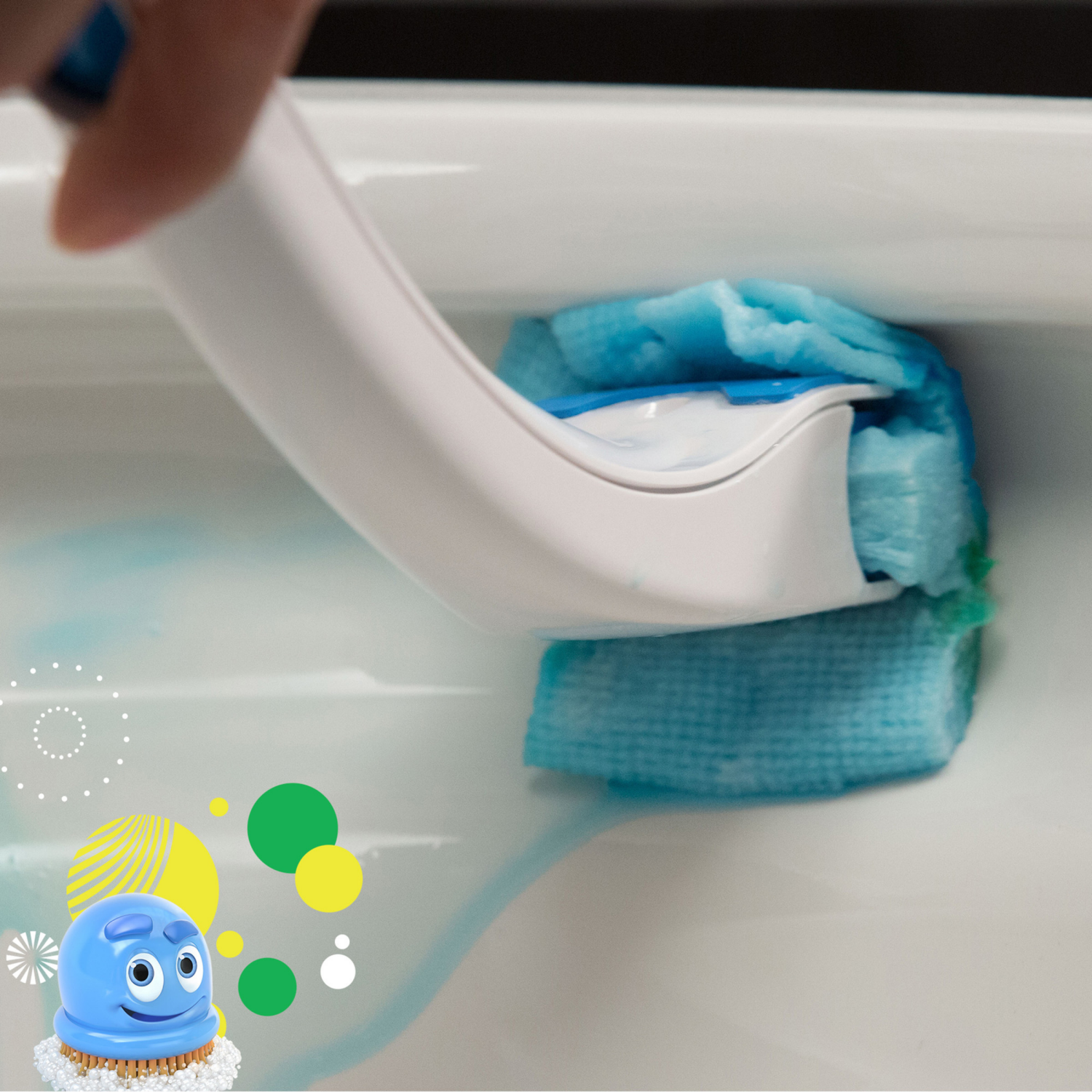 slide 8 of 8, Scrubbing Bubbles Fresh Brush Pads, Flushable Toilet Cleaning System Refill, Citrus Scent, 10 Count, 10 ct
