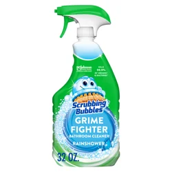 Scrubbing Bubbles Disinfectant Bathroom Grime Fighter Spray, Rainshower, 32 fl oz
