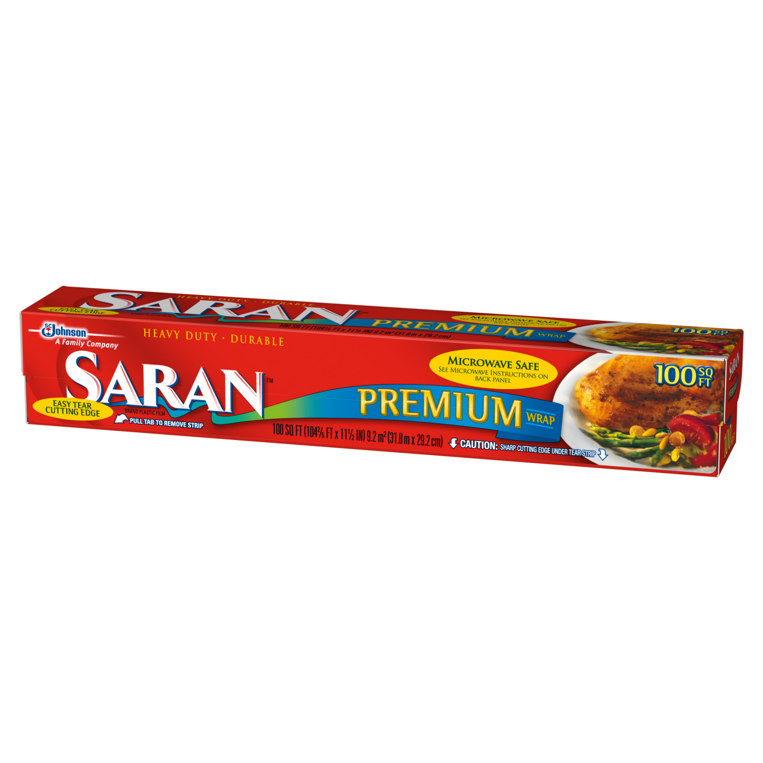 slide 3 of 5, Saran Heavy Duty Premium 100 Square Feet Wrap 1 ea, 1 ct