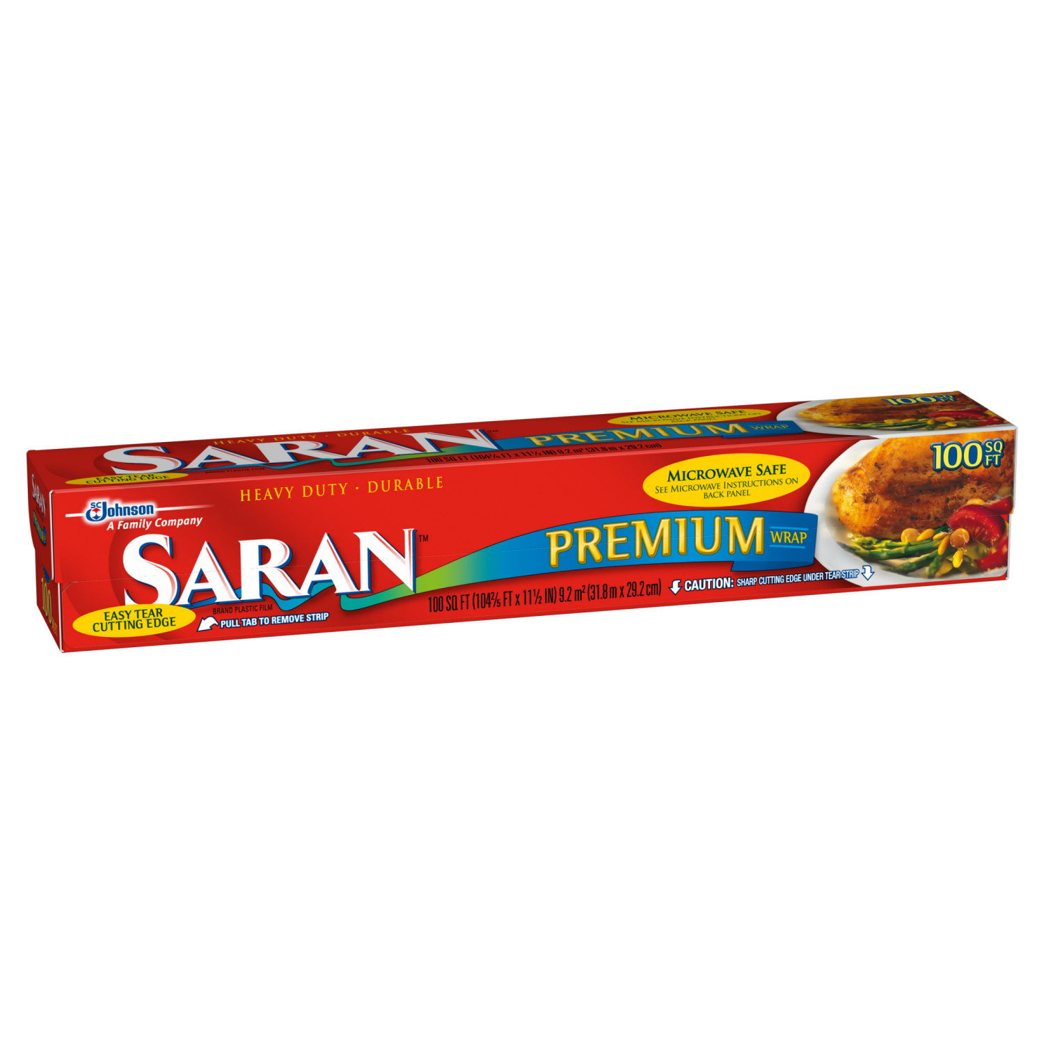 slide 4 of 5, Saran Heavy Duty Premium 100 Square Feet Wrap 1 ea, 1 ct