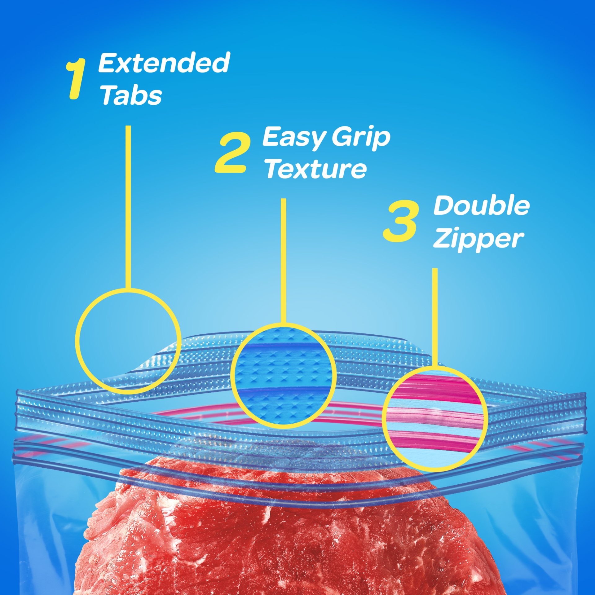 slide 4 of 7, Ziploc Brand Freezer Bags with New Stay Open Design, Quart, 19, Patented Stand-up Bottom, Easy to Fill Freezer Bag, Unloc a Free Set of Hands in the Kitchen, Microwave Safe, BPA Free, 19 ct