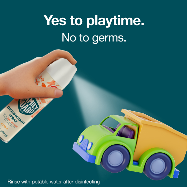 slide 15 of 29, FamilyGuard Brand Disinfectant Spray, 17.5 oz, Citrus, For 100+ Surfaces Your Family Touches Most, 17.5 oz