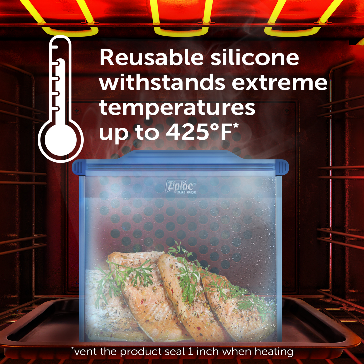 slide 6 of 8, Ziploc Endurables™ Medium Pouch, 2 cups, 16 fl oz, Reusable Silicone, From Freezer, to Oven, to Table, 1 ct