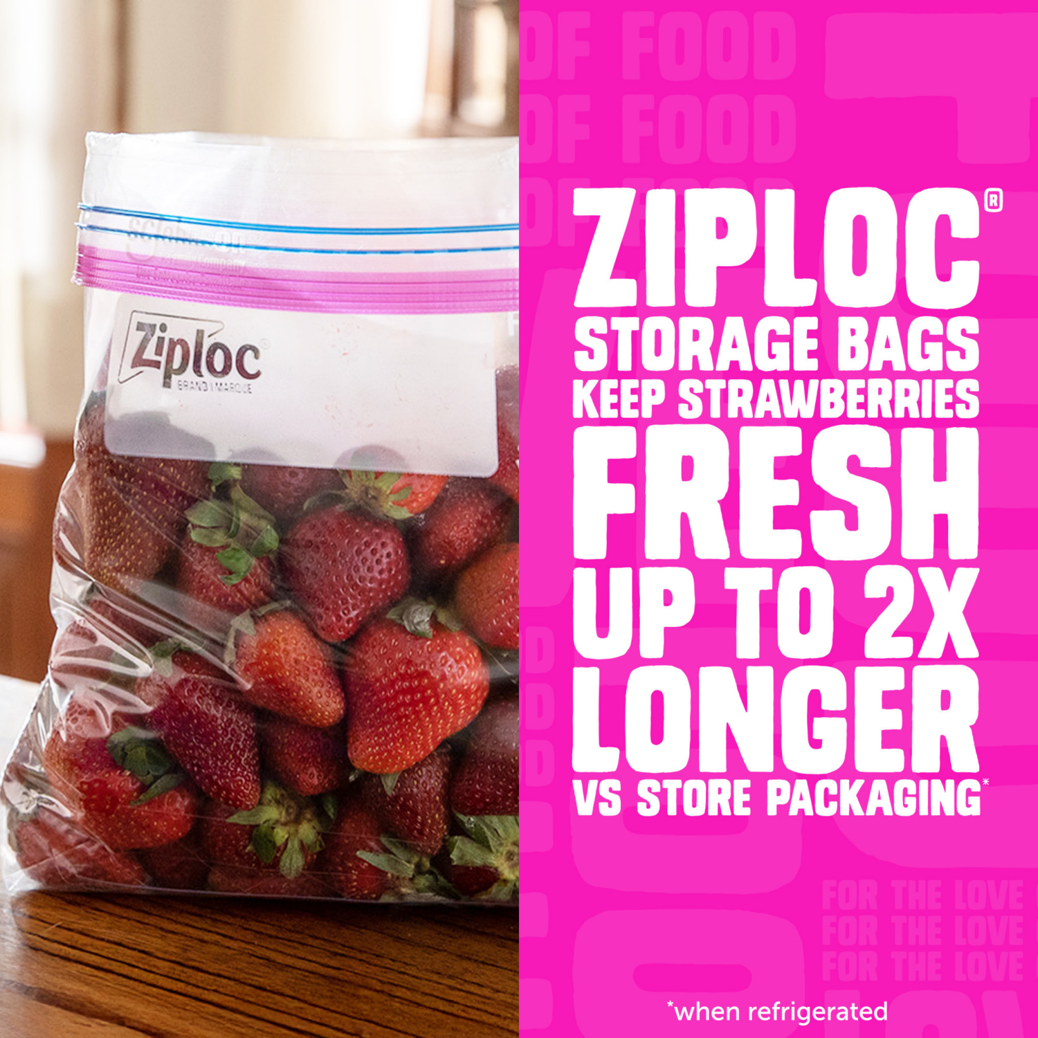 slide 6 of 8, Ziploc Brand Storage Bags with New Stay Open Design, Gallon, 19 Count, Patented Stand-up Bottom, Easy to Fill Food Storage Bags, Unloc a Free Set of Hands in the Kitchen, Microwave Safe, BPA Free, 22 ct