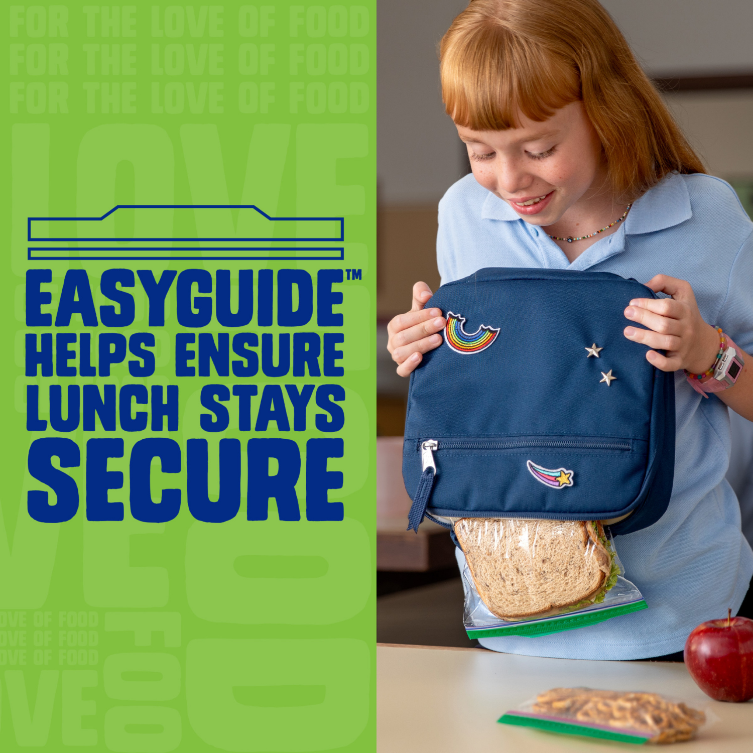 slide 8 of 8, Ziploc Brand Sandwich Bags with EasyGuide™ Texture, Grip ''n Seal Technology™, 150 count, 150 ct