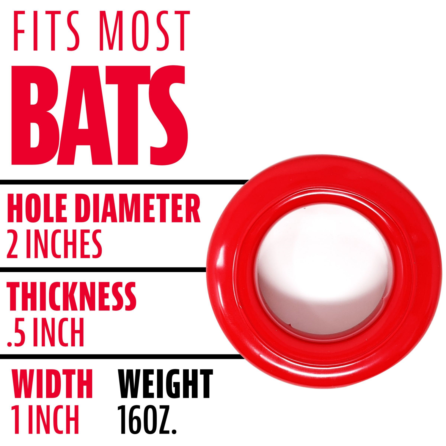 slide 5 of 8, MLB Bat Weight, 16 oz