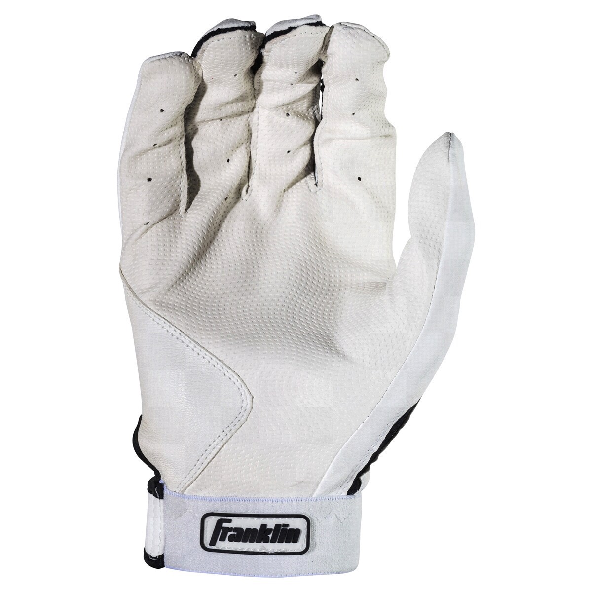 slide 2 of 2, Franklin Digitek Batting Glove Gray/White/Black Digi Youth Medium, 1 ct