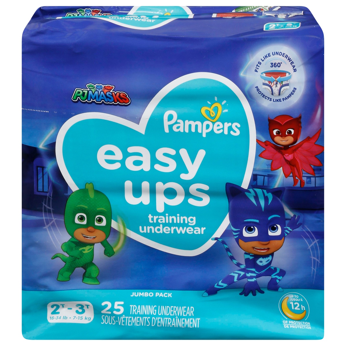 Pampers Easy Ups Jumbo Pack PJ Masks 3T-4T (30-40 lb) Training