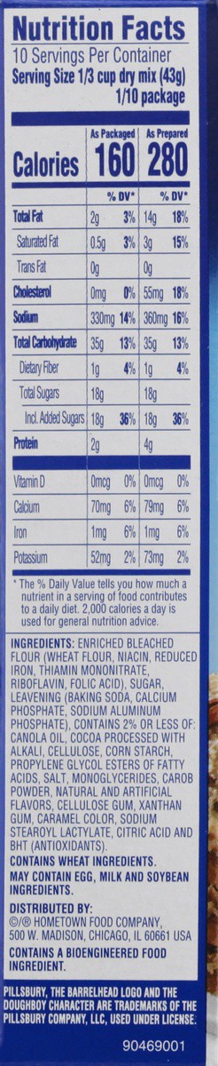 slide 2 of 9, Pillsbury Moist Supreme German Chocolate Flavored Cake Mix, 15.25 oz