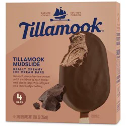 Tillamook Mudslide Ice Cream Bars - 12 fl oz