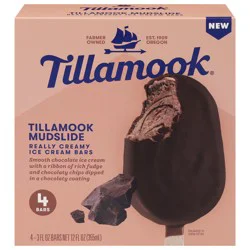 Tillamook Mudslide Ice Cream Bars - 12 fl oz