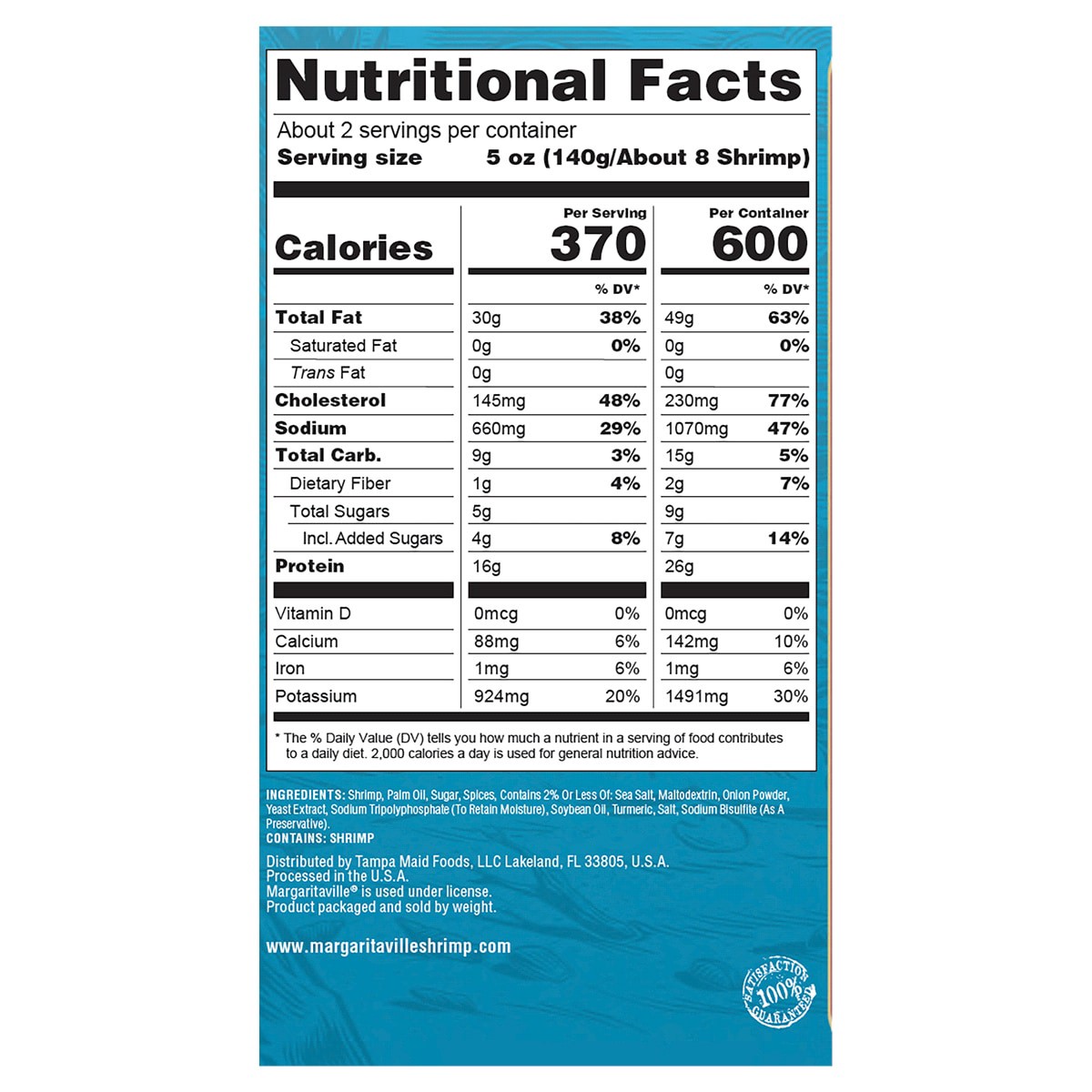 slide 2 of 2, Margaritaville Jammin Jerk Shrimp 8 oz, 8 oz