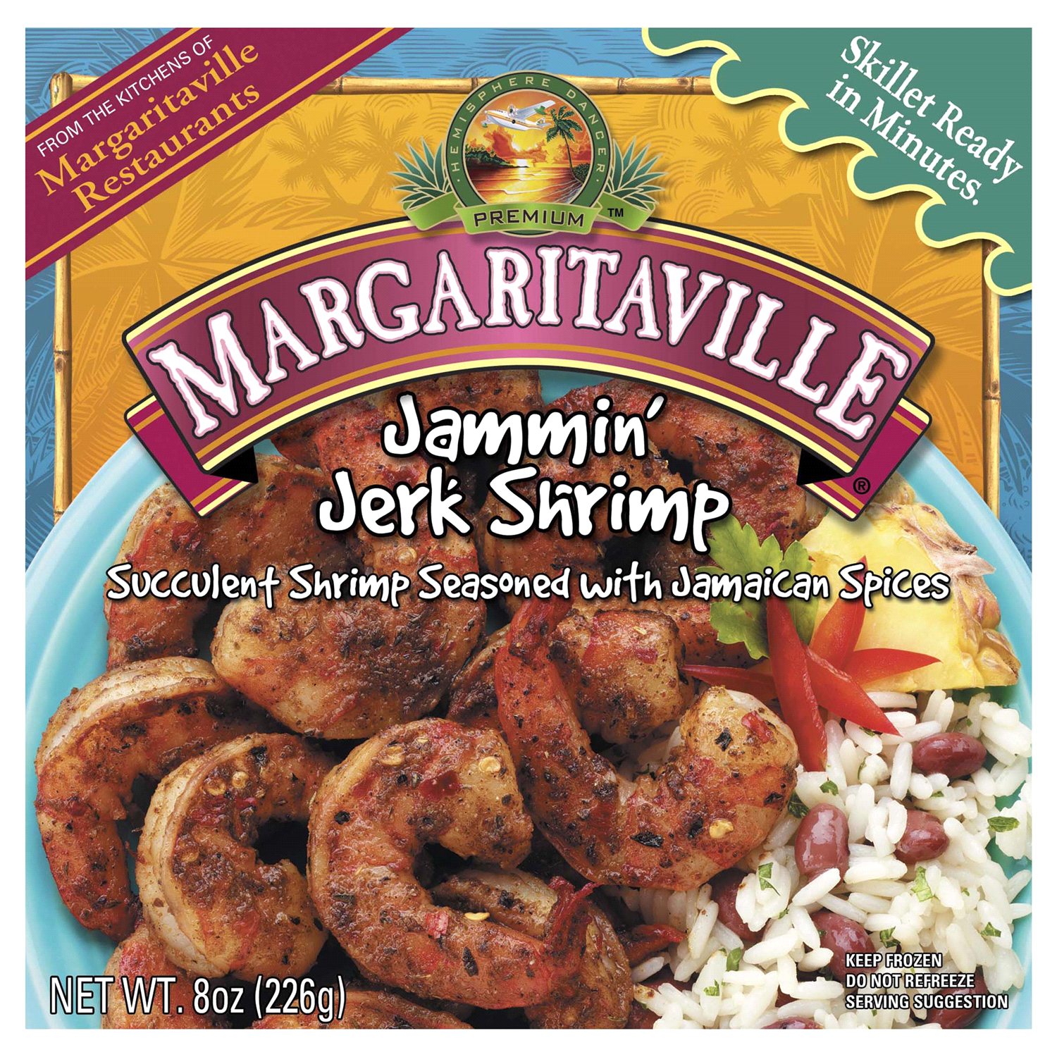 slide 1 of 2, Margaritaville Jammin Jerk Shrimp 8 oz, 8 oz