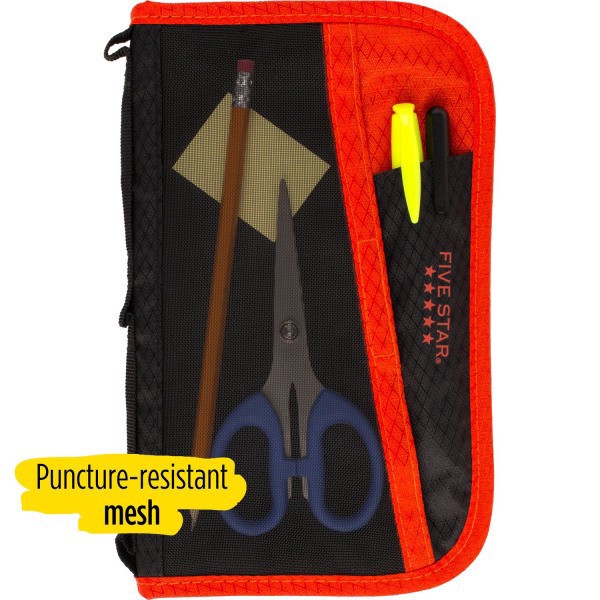 slide 6 of 8, Five Star Multi-pocket Organizational Pouch, 6.5 in x 9.5 in