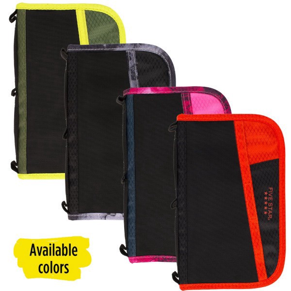 slide 2 of 8, Five Star Multi-pocket Organizational Pouch, 6.5 in x 9.5 in