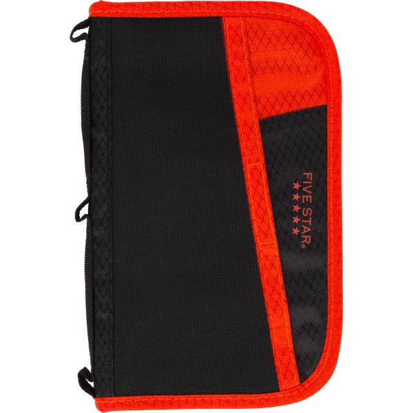 slide 1 of 8, Five Star Multi-pocket Organizational Pouch, 6.5 in x 9.5 in