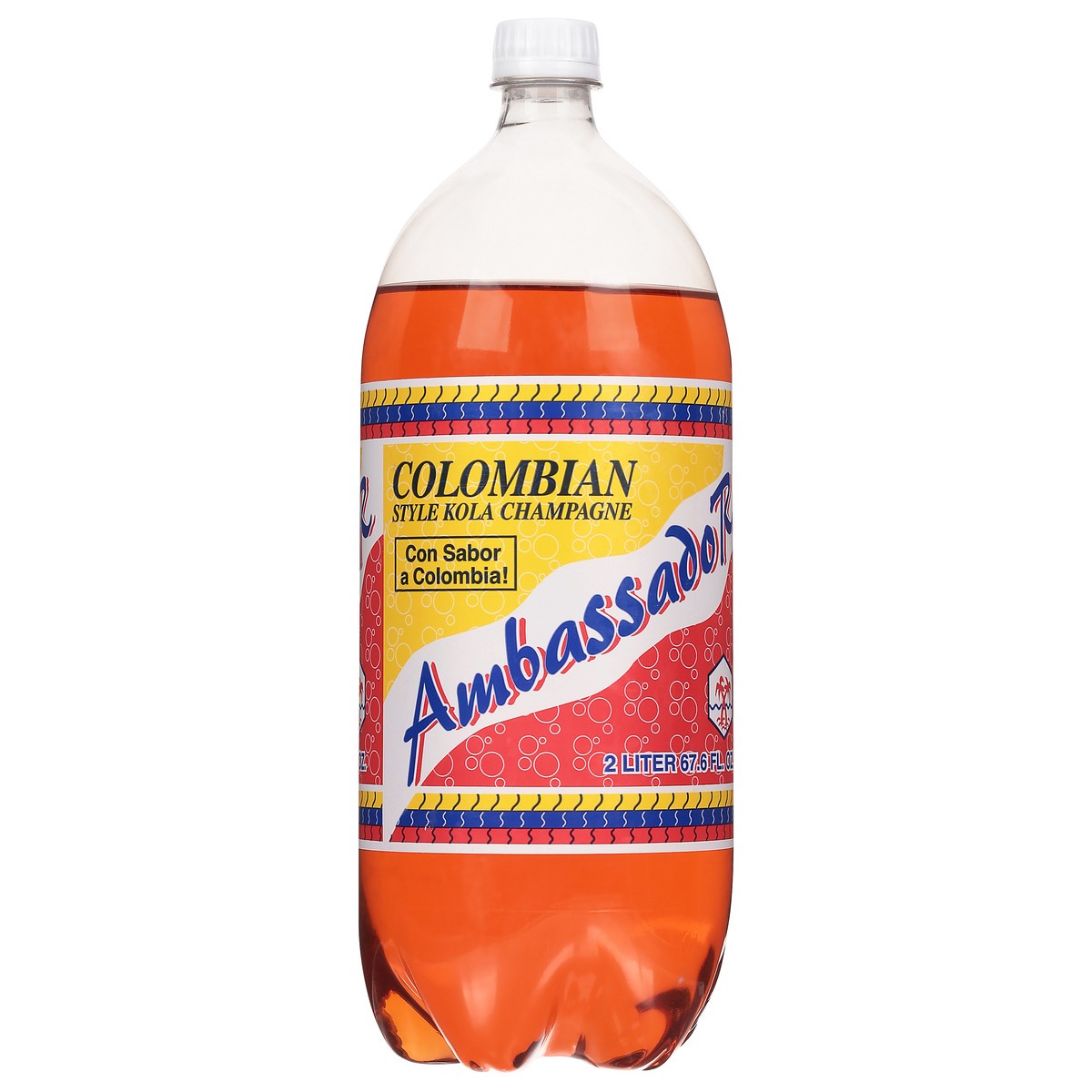 slide 8 of 11, Ambassador Colombian Kola Champagne Soda - 2 liter, 2 liter