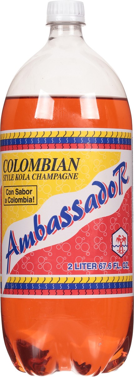 slide 6 of 11, Ambassador Colombian Kola Champagne Soda - 2 liter, 2 liter