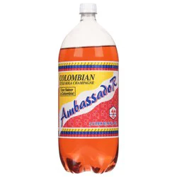 Ambassador Colombian Kola Champagne Soda - 2 liter