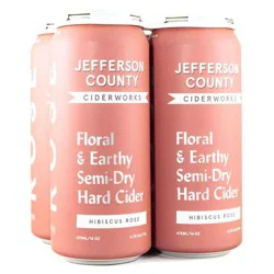 Jefferson County Ciderworks Hibiscus Rose 4Pk