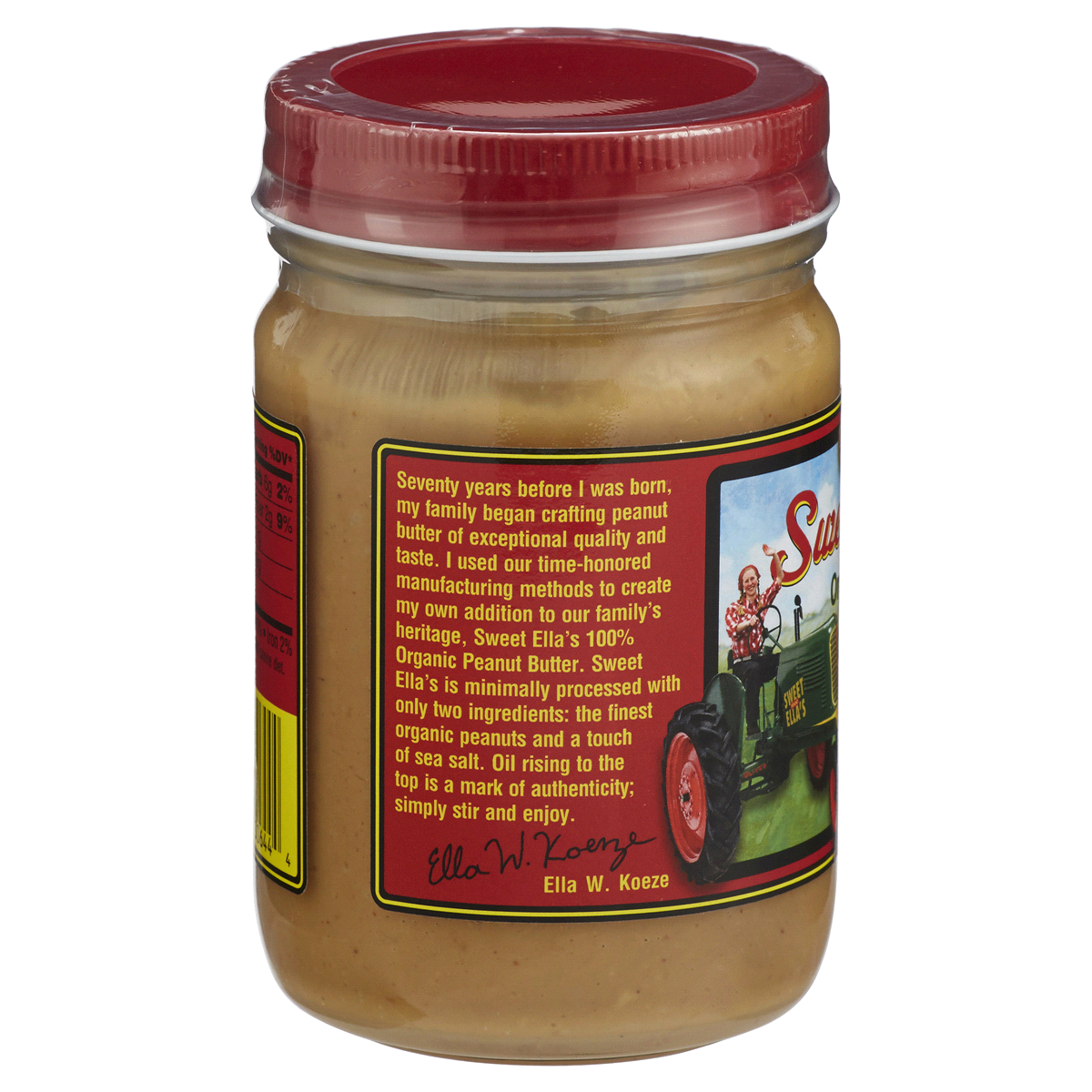 slide 2 of 4, Sweet Ella's Organic Peanut Butter, Smooth, 13 oz