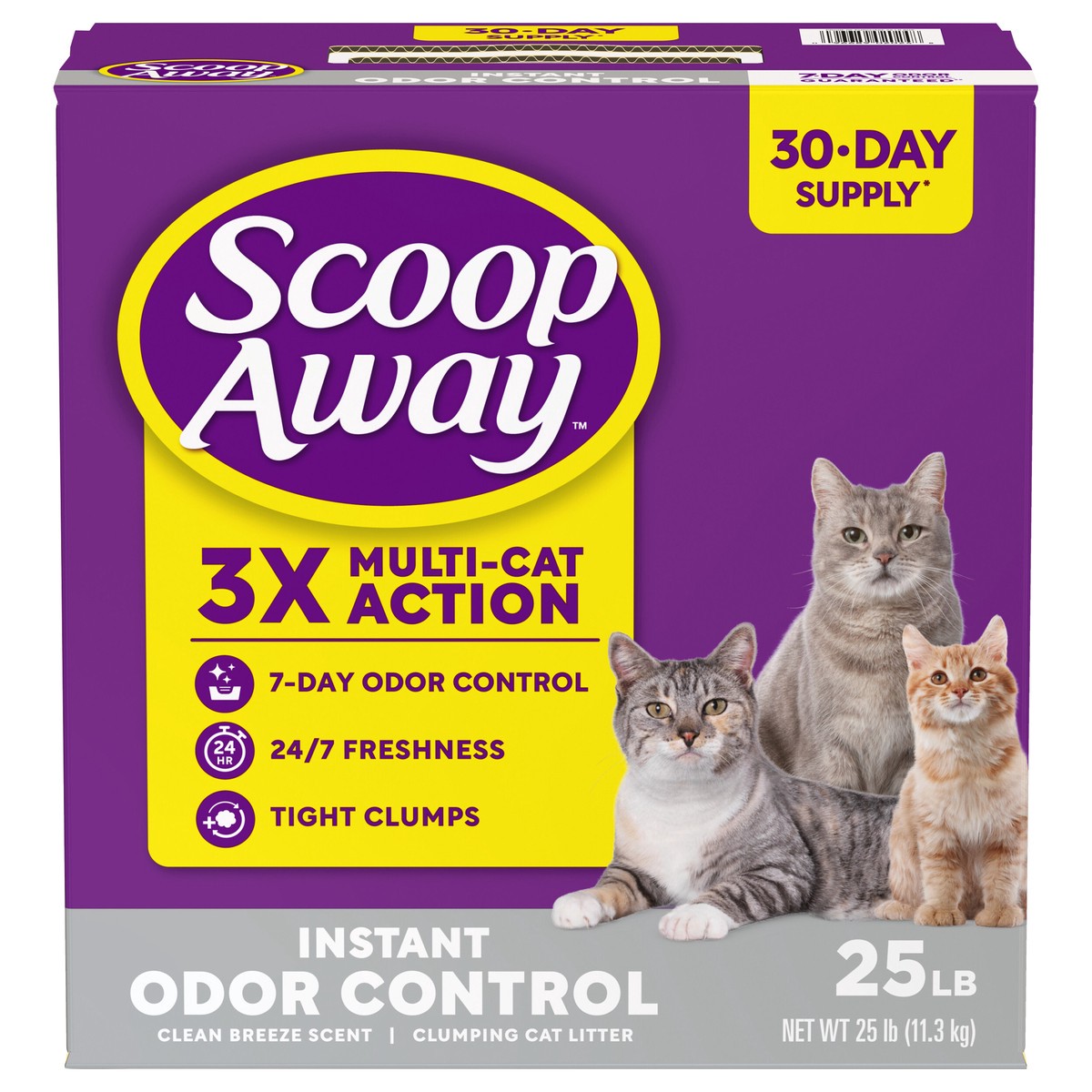 slide 1 of 5, Scoop Away Extra Strength, Scented, 25 lbs, 25 lb