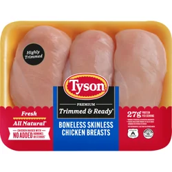 Tyson® All Natural Fresh Boneless Skinless Chicken Breasts