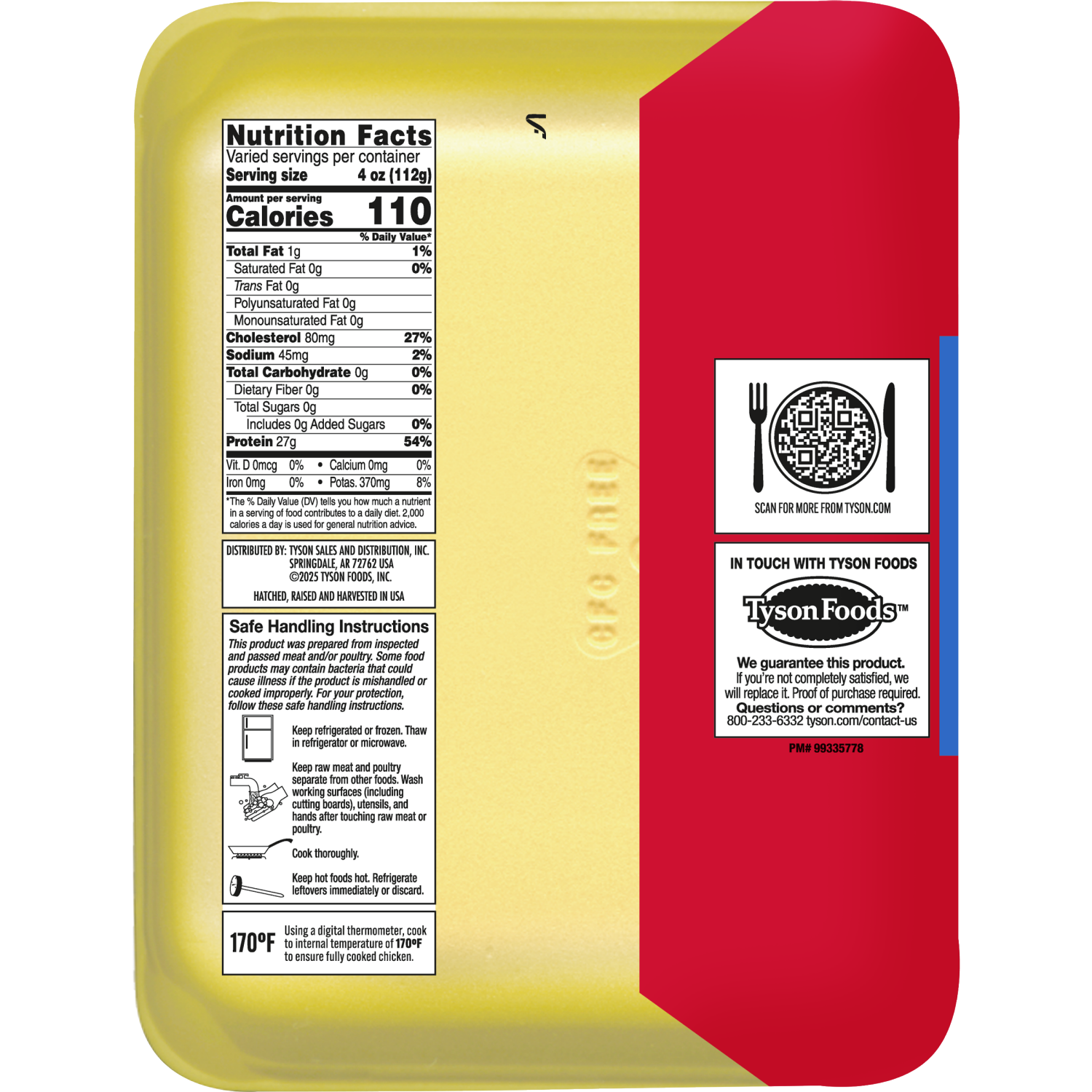 slide 2 of 6, Tyson Trimmed & Ready Fresh Premium Boneless Skinless Chicken Breast Strips, per lb