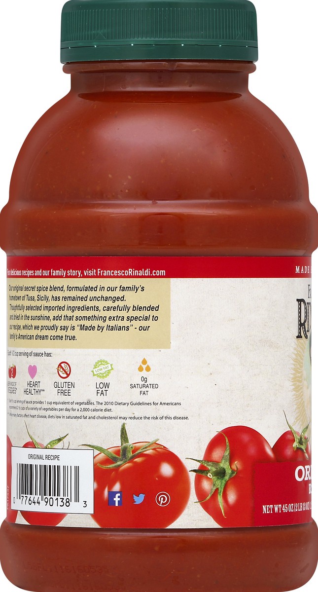 slide 3 of 6, Francesco Rinaldi Original Traditional Pasta Sauce, 45 oz