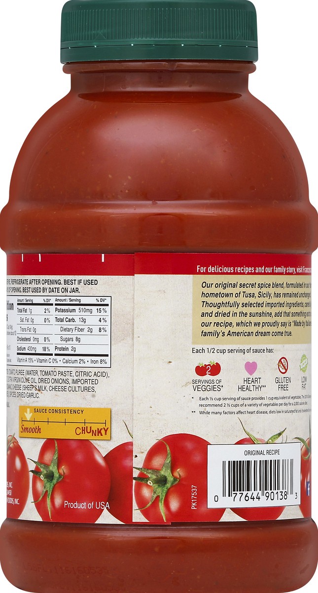 slide 6 of 6, Francesco Rinaldi Original Traditional Pasta Sauce, 45 oz